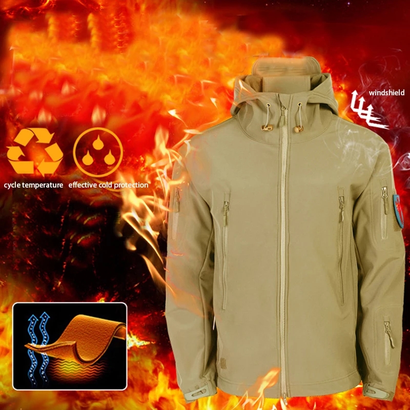 Sharkskin Soft-shell Tactical  - Outdoor Hunting Fleece recension och pris