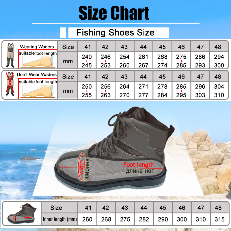Fishing Shoes, Outdoor Fly Fis - Hunting Boot Insole recension och pris