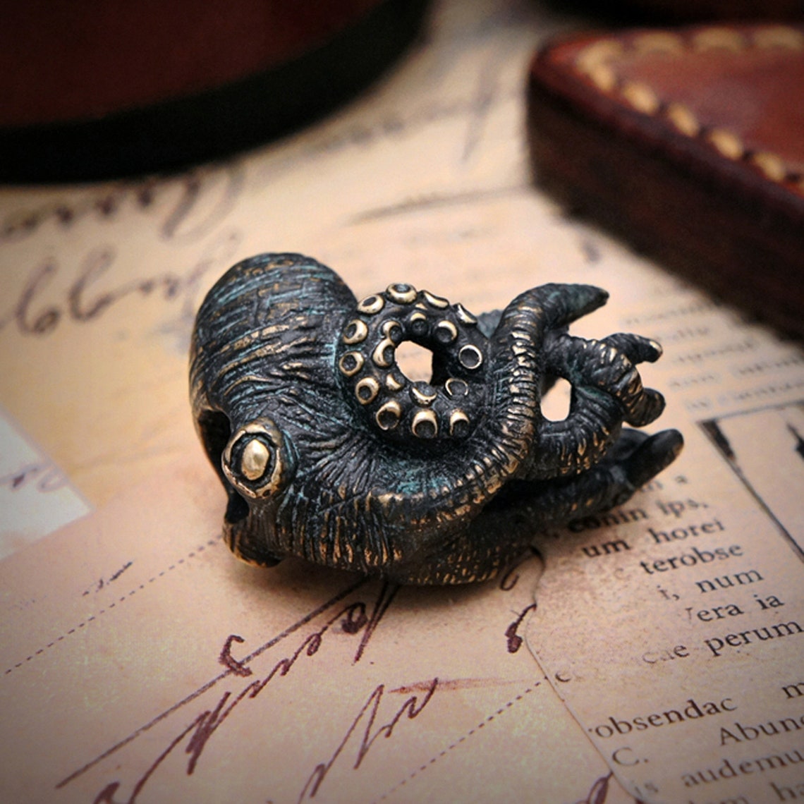 Octopus Brass Knife Beads Outd - Paracord Survival Bracelet recension och pris