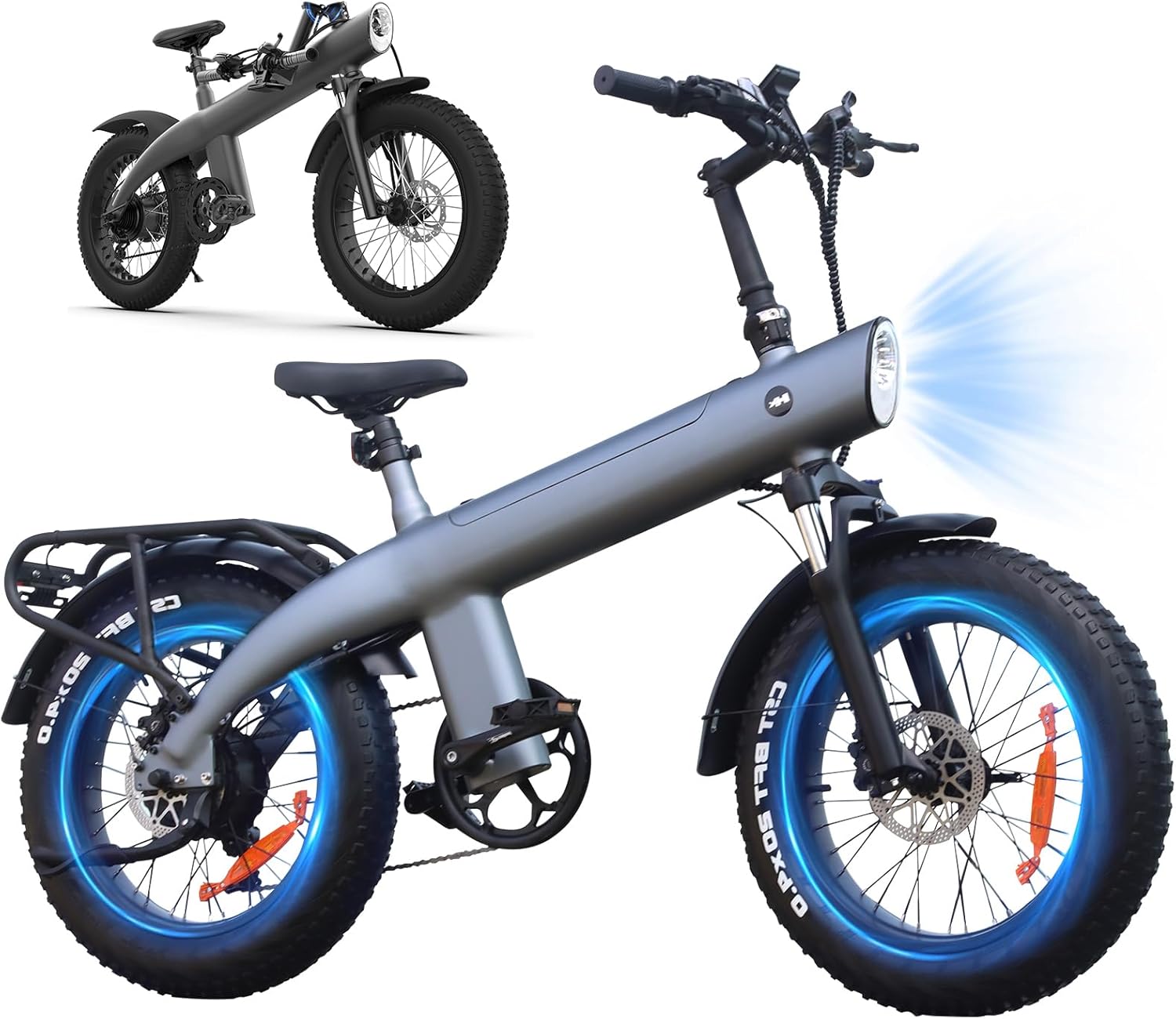 KIXIN New Fully Electric Foldi - Outdoor Hunting Electric Bike recension och pris