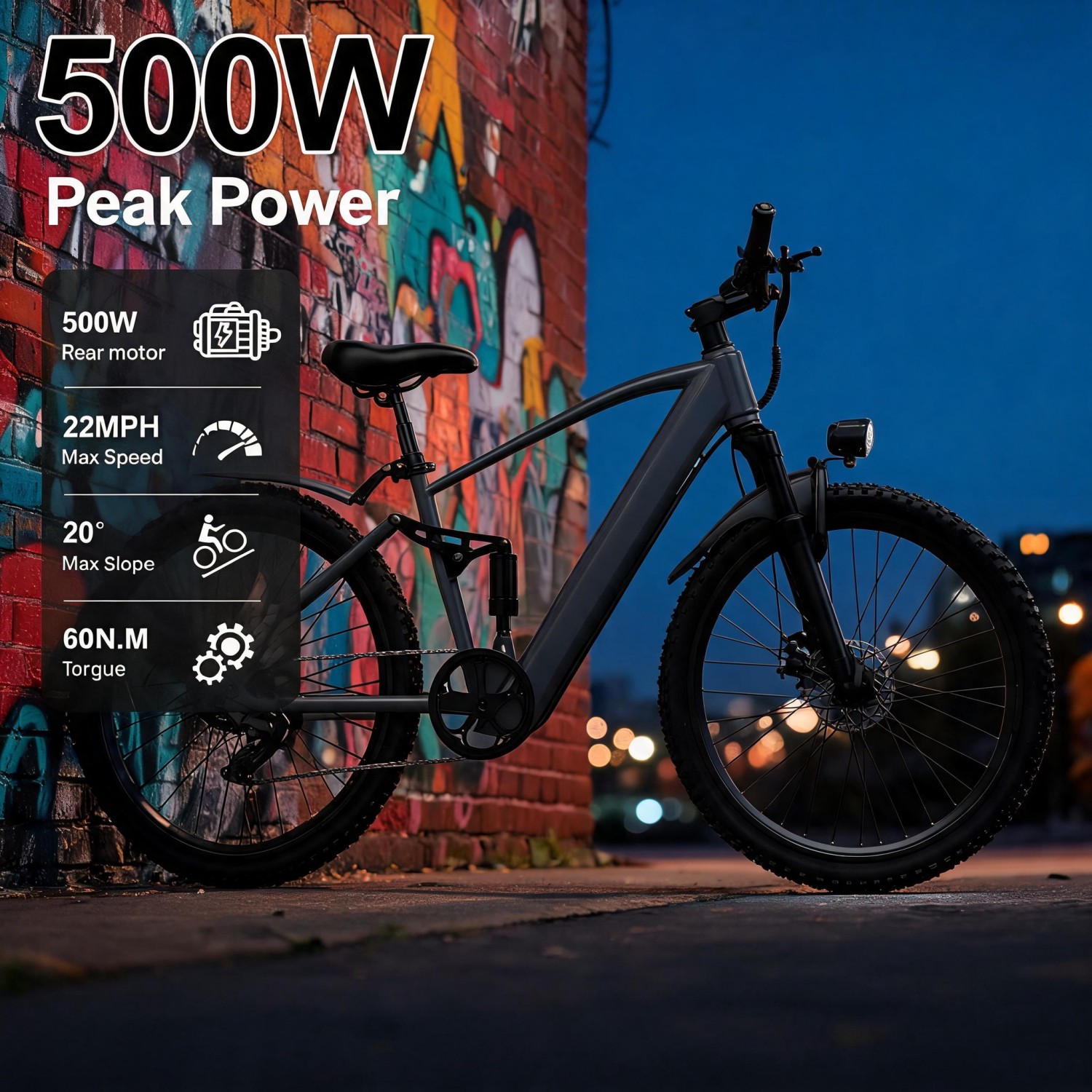 Off-Road Electric Bicycle, Hun - Outdoor Hunting Electric Bike recension och pris