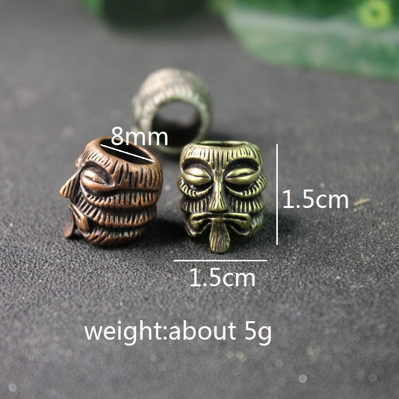 Mayan Totem Meditator Brass ED - Paracord Survival Bracelet recension och pris