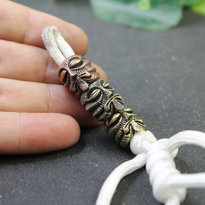 Mayan Totem Meditator Brass ED - Paracord Survival Bracelet recension och pris