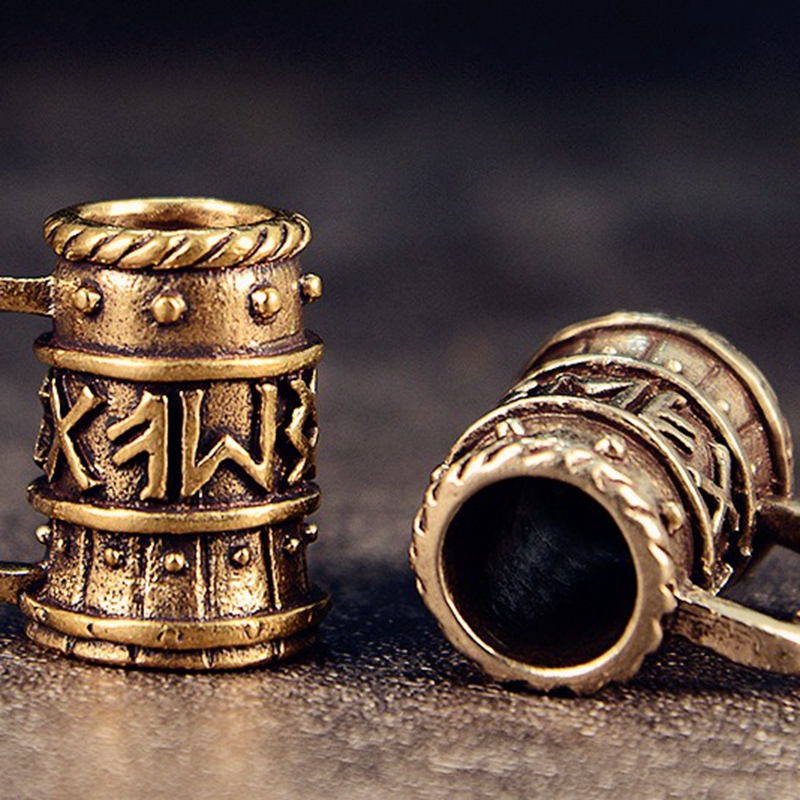 Viking Wine Glass Brass Knife  - Paracord Survival Bracelet recension och pris