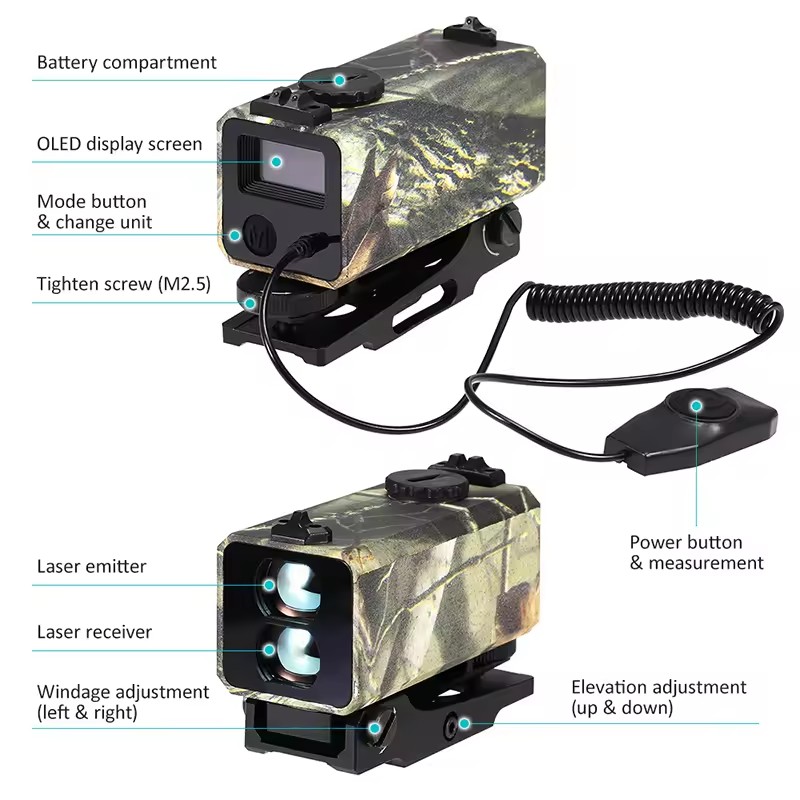 Mini Laser Automatic Range Fin - Rangefinder Laser Hunting recension och pris