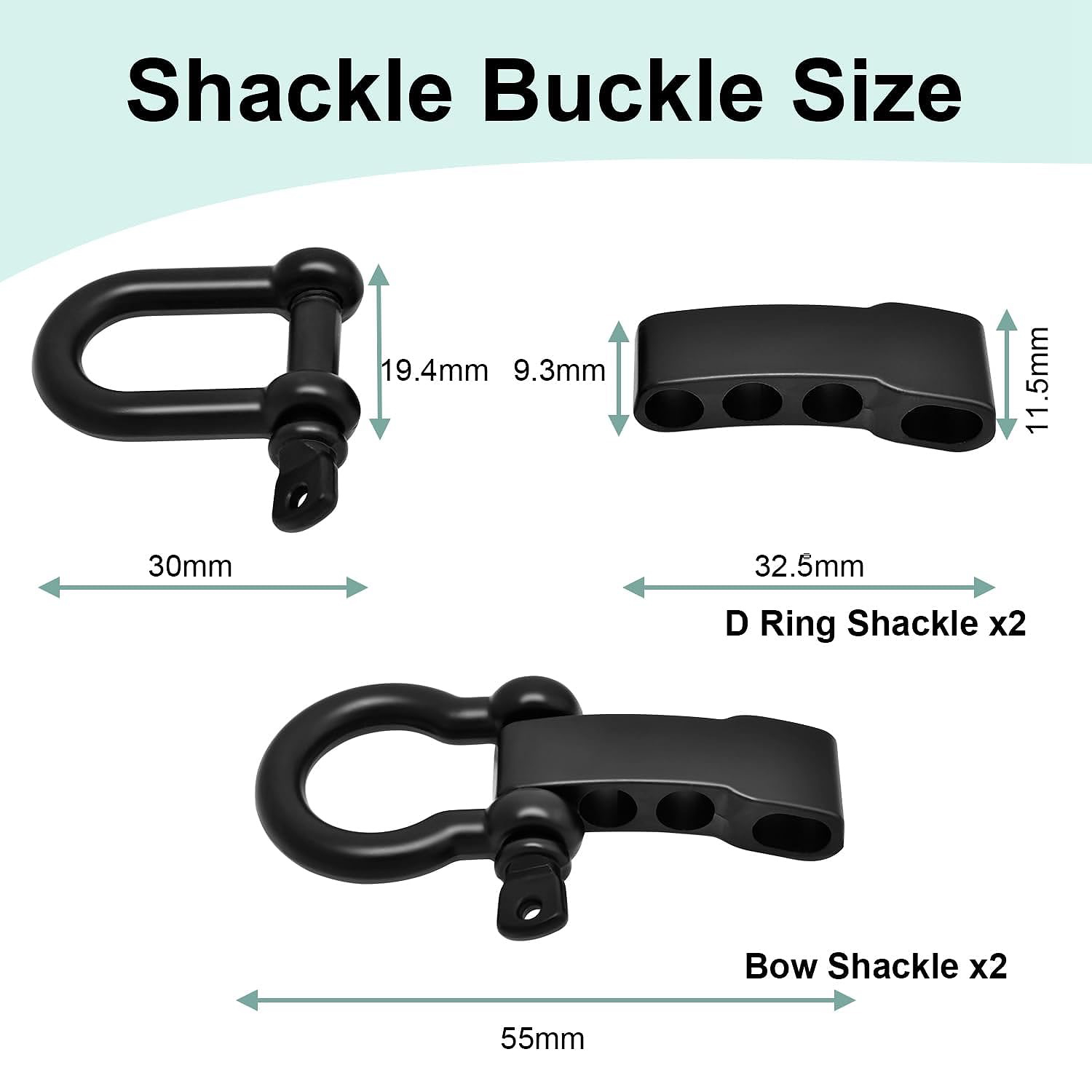 4/10Pcs Paracord Bracelet Buck - Paracord Survival Bracelet recension och pris