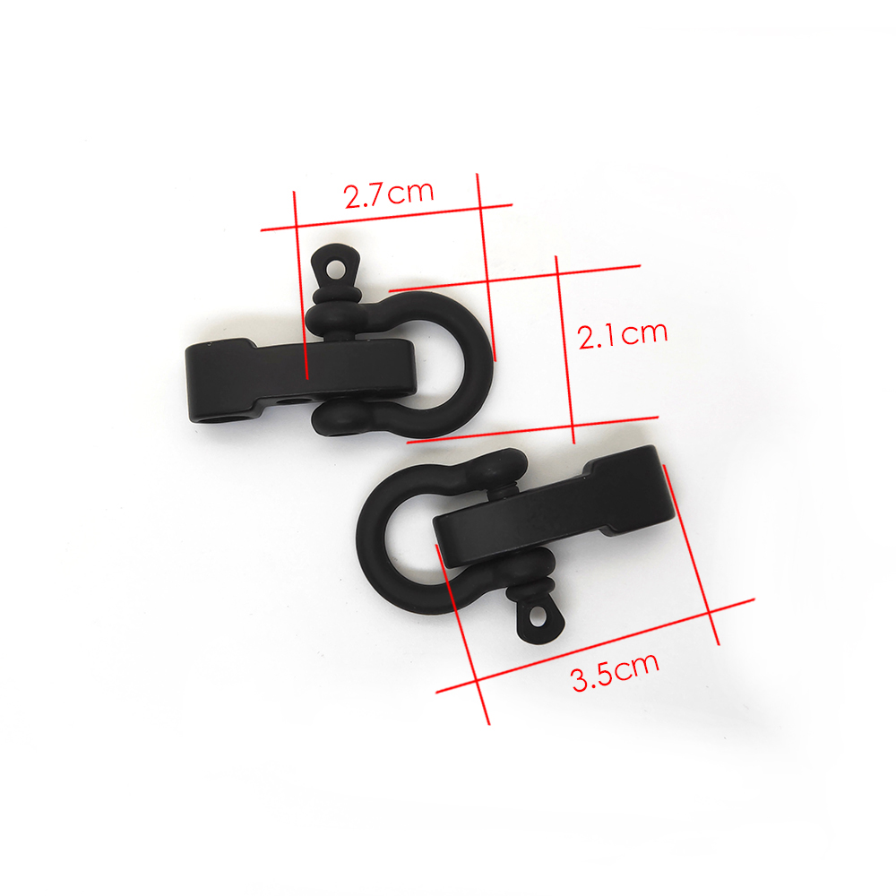 2pcs High Quality Alloy Adjust - Paracord Survival Bracelet recension och pris